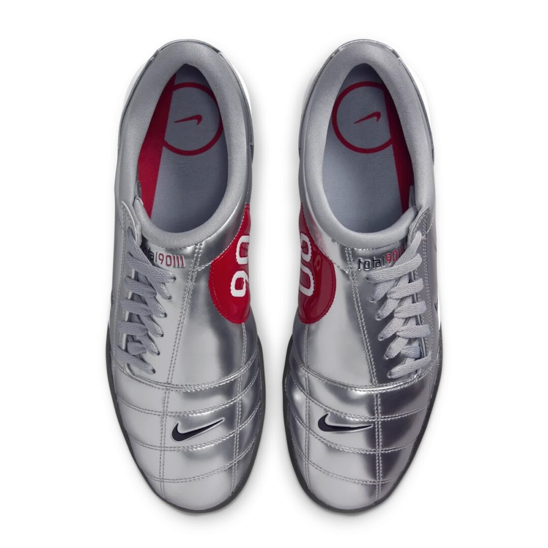 NIKE T90 SP METALLIC SILVER/BLACK-UNIVERSITY RED（ナイキ T90