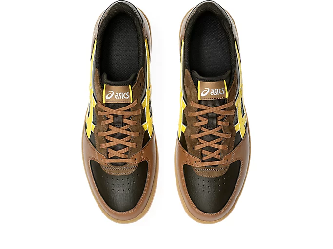 【2024年 7/12 発売】ASICS SKYHAND OG “Black Coffee/Tai Chi Yellow” (アシックス スカイハンド OG) [1203A451.201]