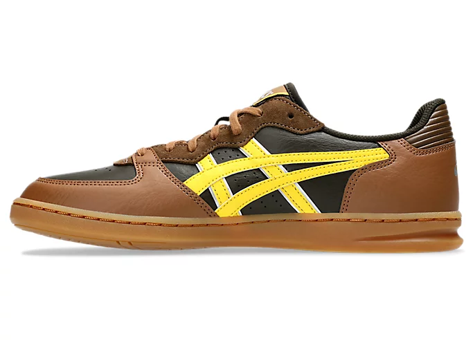 【2024年 7/12 発売】ASICS SKYHAND OG “Black Coffee/Tai Chi Yellow” (アシックス スカイハンド OG) [1203A451.201]