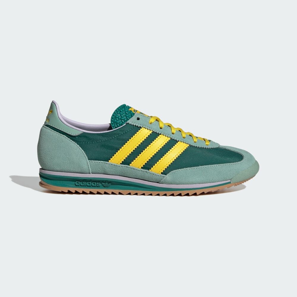 【2024年 6/14 発売】adidas Originals SL 72 OG “Active Green/Off White/Semi Flash Aqua” (アディダス オリジナルス) [JH7391/JH7394/JH7397]