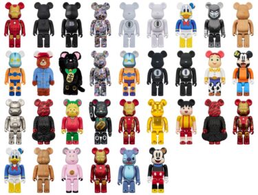 フラグメント、トイストーリー、山本寛斎、NBA、ちびまる子 など、受注生産/限定販売ベアブリック 2024年7月度 (BE@RBRICK)