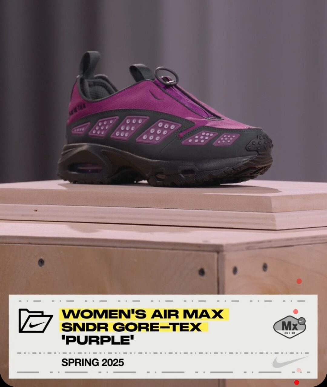 【2024年 10/1 順次発売】NIKE W AIR MAX SNDR/SUNDER GORE-TEX (ナイキ エア マックス サンダー ゴアテックス) [FZ4238-001/FZ4238-500/FZ4238-800]