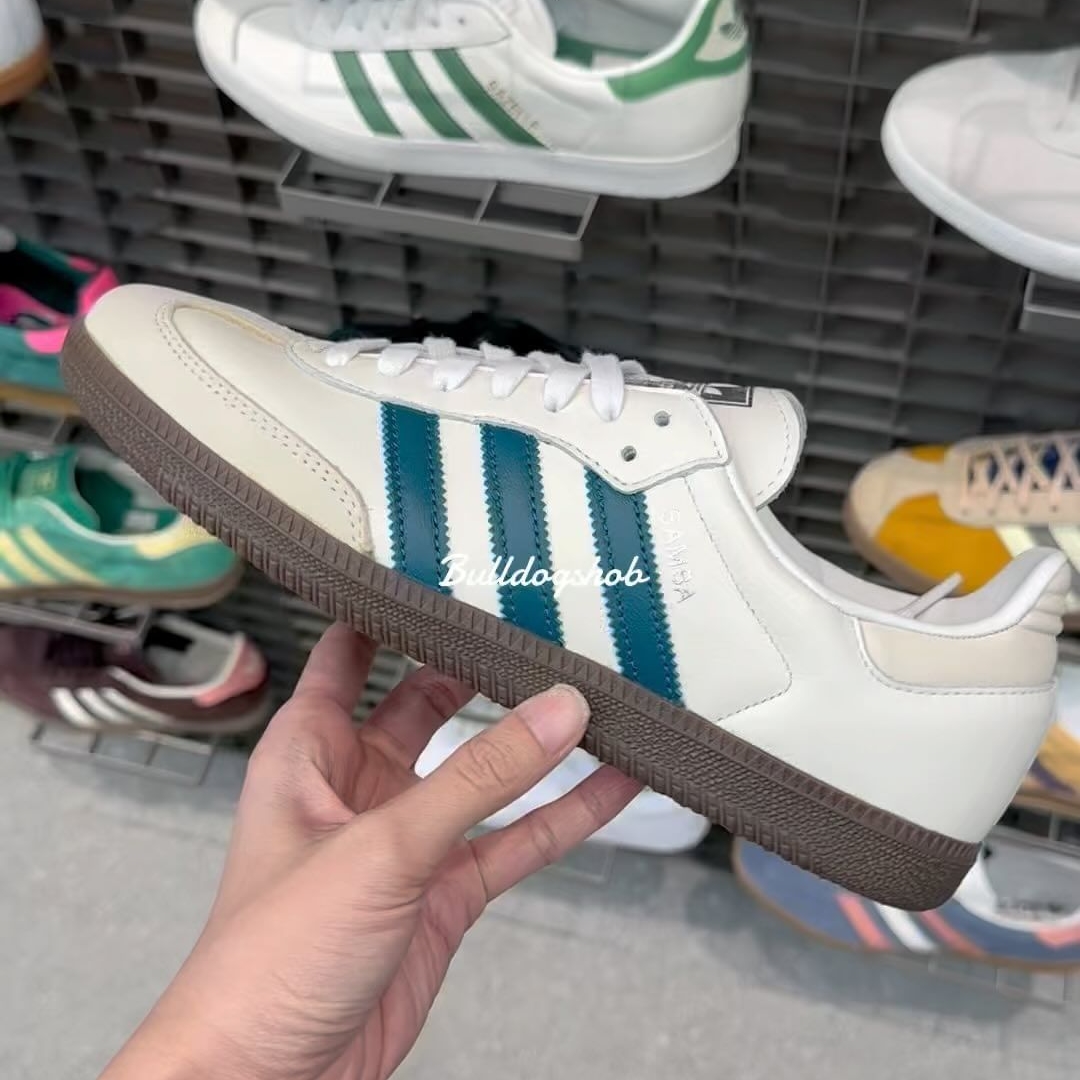 【2024年 7/6 発売】adidas Originals W SAMBA OG “Cloud White/Legacy Teal” (アディダス オリジナルス サンバ OG “ホワイト/レガシーティール”) [IG1963]