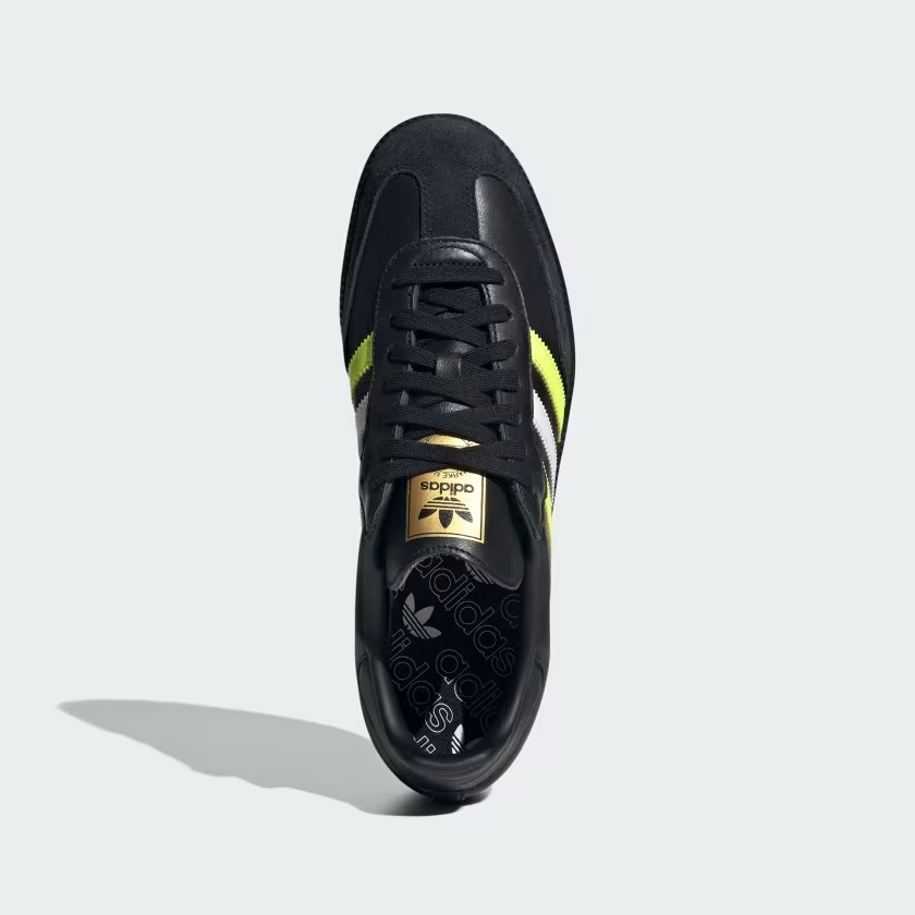 【2024年 発売】adidas Originals SAMBA OG “Core Black/Solar Yellow/Matte Gold” (アディダス オリジナルス サンバ OG “ブラック/ソーラーイエロー/ゴールド”) [ID1380]
