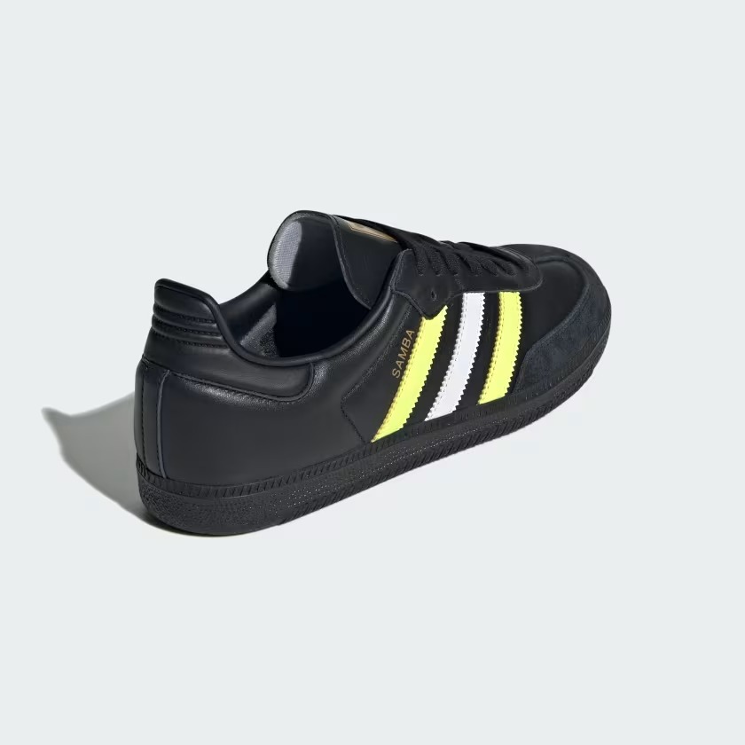 【2024年 発売】adidas Originals SAMBA OG “Core Black/Solar Yellow/Matte Gold” (アディダス オリジナルス サンバ OG “ブラック/ソーラーイエロー/ゴールド”) [ID1380]