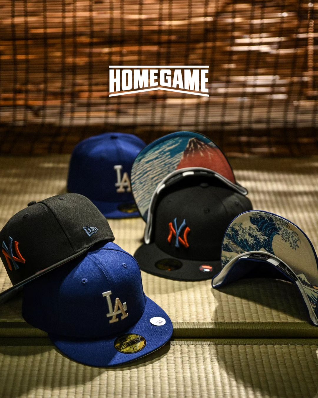 【抽選販売】HOMEGAME CUSTOM NEW ERA “UKIYOE PACK” (ホームゲーム カスタム ニューエラ)