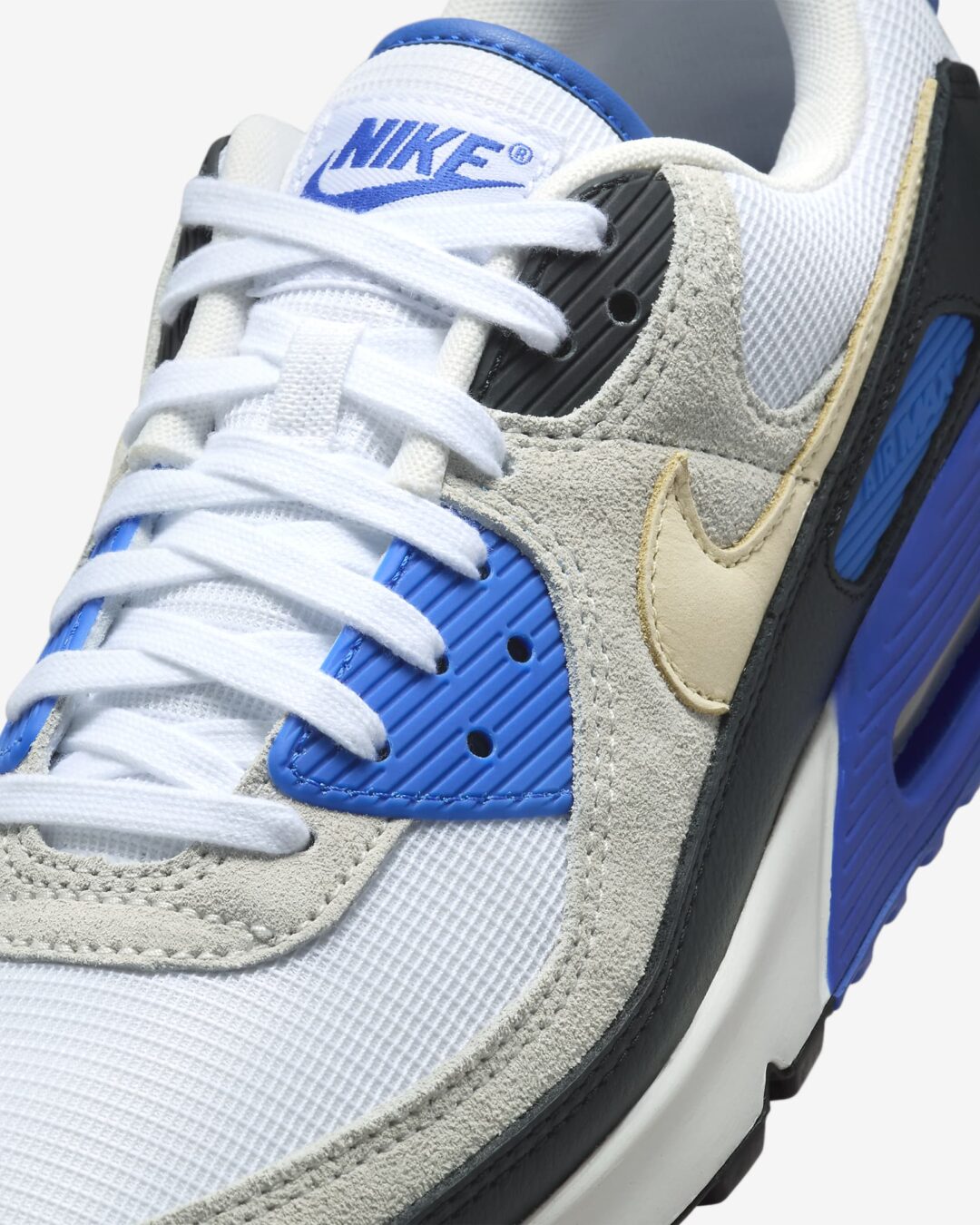 【2024年 7/5 発売】NIKE AIR MAX 90 “White/Racer Blue/Black” (ナイキ エア マックス 90 “ホワイト/レーサーブルー/ブラック”) [HF3449-100]