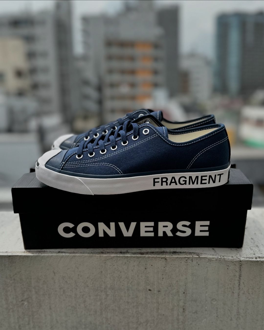 F&F仕様のFRAGMENT × CONVERSE JACK PURCELLを藤原ヒロシ氏が公開 (フラグメント コンバース ジャックパーセル フレンズ&ファミリー限定モデル)