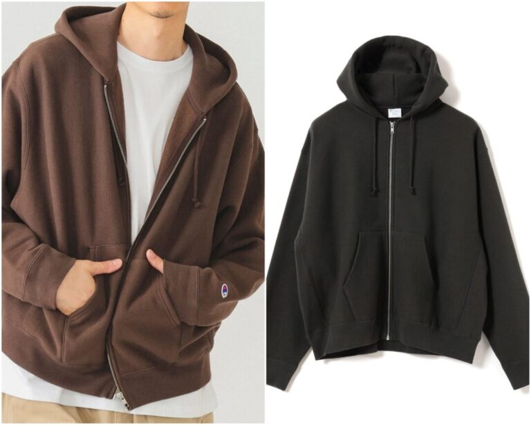 BEAMS（ビームス）【別注】Champion / ワイドフィット ジップ