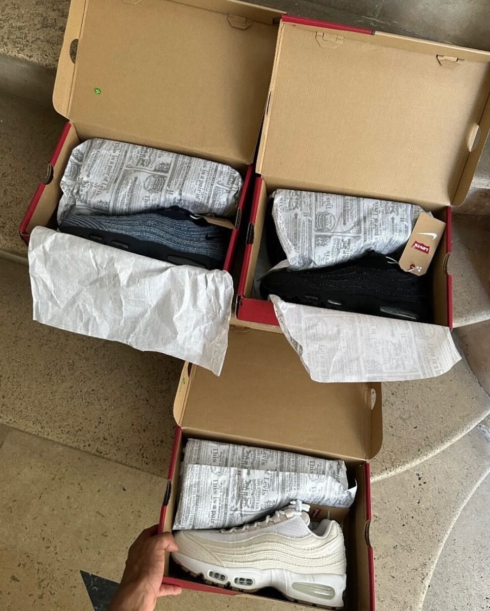 【2025年 7/10 & 7/11 発売】Levi’s × NIKE AIR MAX 95 (リーバイス ナイキ エア マックス 95) [HM4743-001/HM4743-100/HM4743-400]]