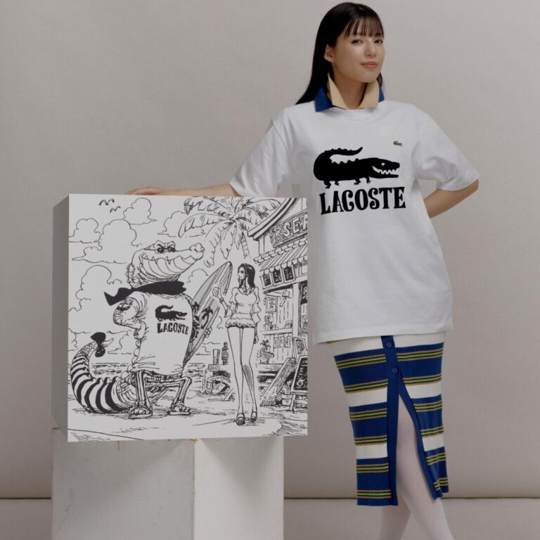 ワンピースのワニ扉絵 × ラコステ コラボレーションが2024年 8/2 発売