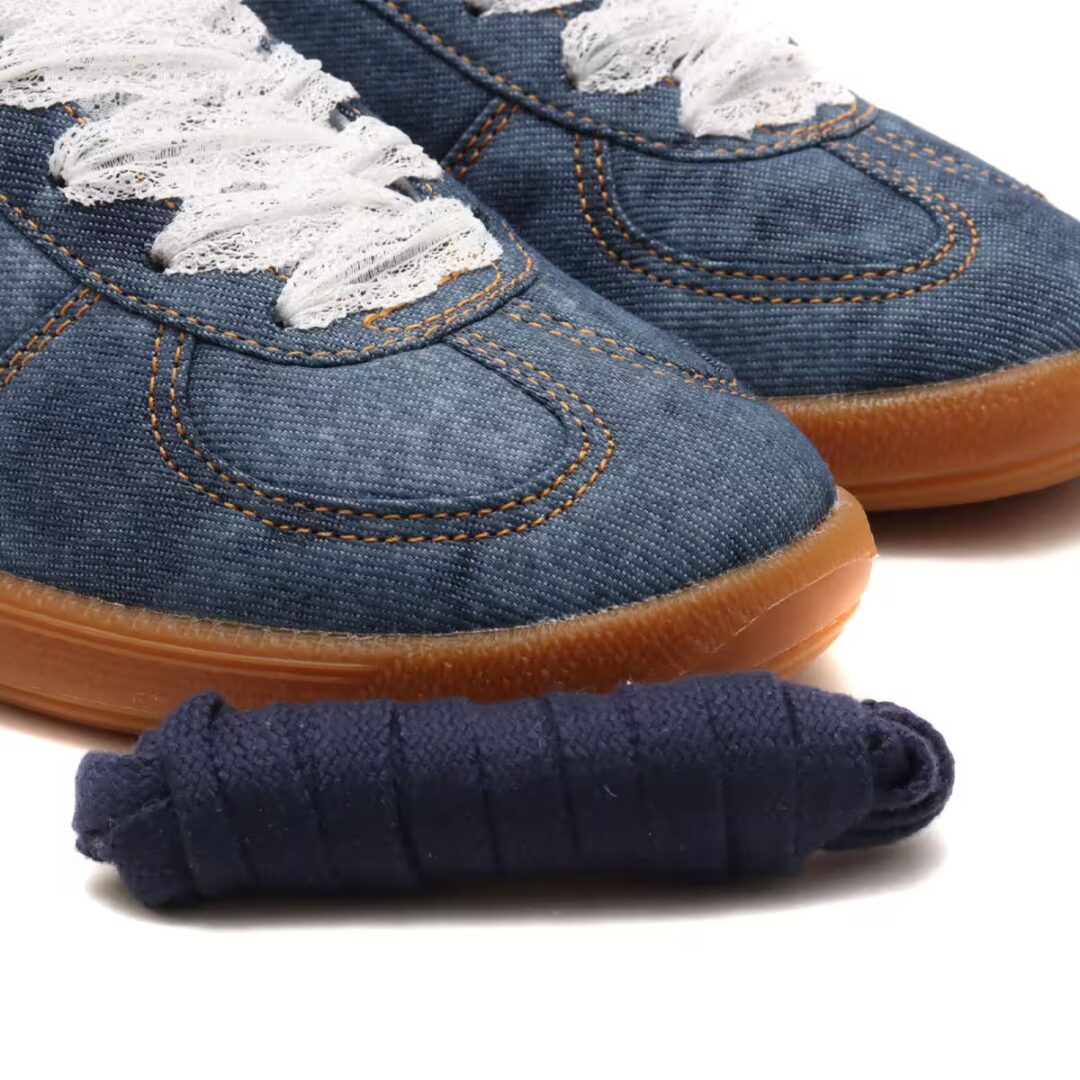 【2024年 8/23 発売】atmos pink × PUMA PALERMO DENIM “Puma Navy/Puma White” (アトモスピンク プーマ パレルモ デニム “ネイビー/ホワイト”) [399990-01]