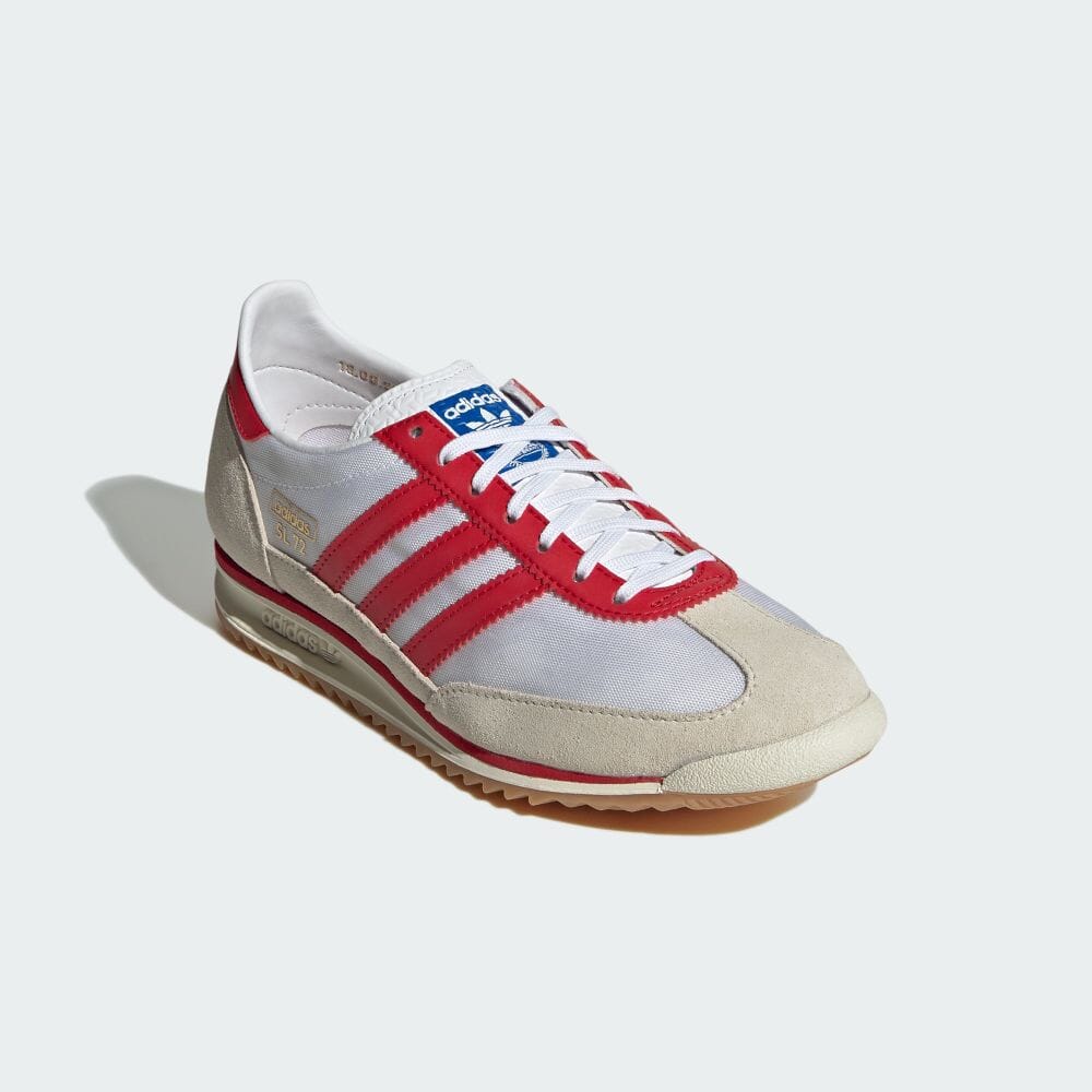 【2024年 8/30 発売】生誕75周年を祝した adidas Originals SL 72 OG “75th/Footwear White/Better Scarlet” (アディダス オリジナルス “ホワイト/ベタースカーレット”) [JP5277]