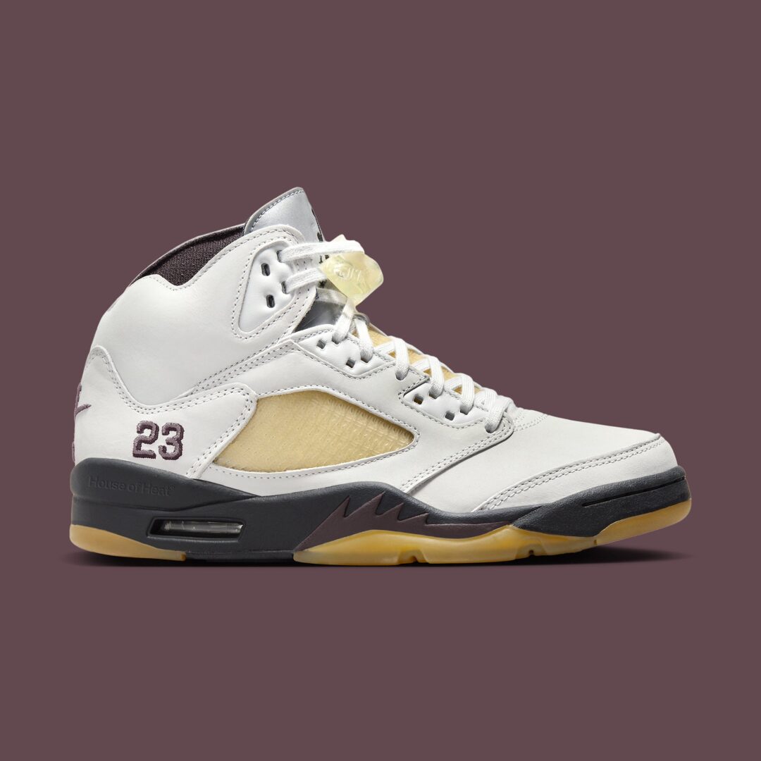 【2025年 5/14 発売予定】A Ma Maniére × NIKE AIR JORDAN 5 SP “White/Burgundy Crush” (ア マ マニエール ナイキ エア ジョーダン 5 SP) [IB1528-100]