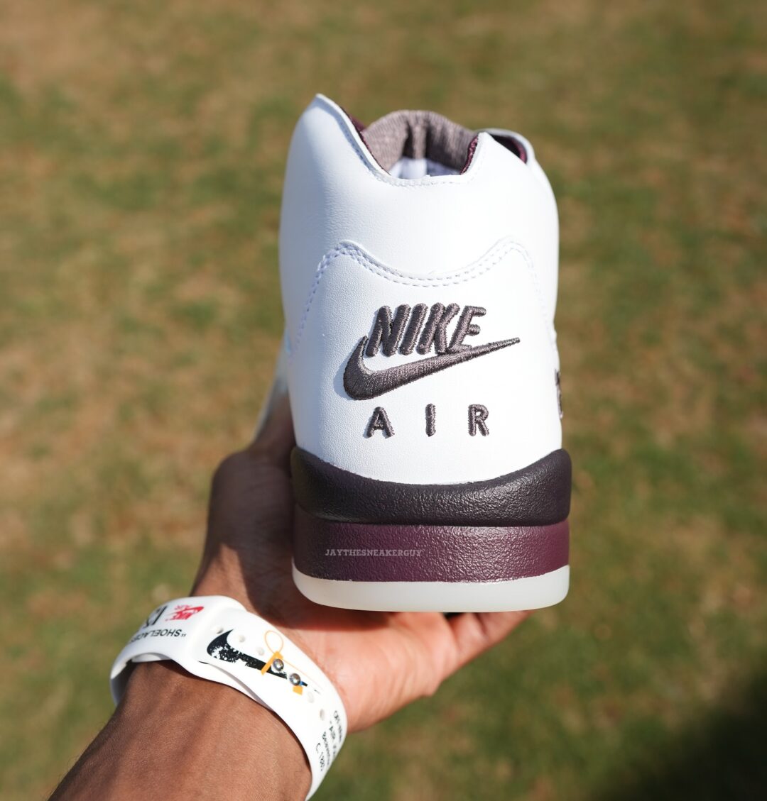 【2025年 6/7 発売予定】A Ma Maniére × NIKE AIR JORDAN 5 SP “White/Burgundy Crush” (ア マ マニエール ナイキ エア ジョーダン 5 SP) [IB1528-100]