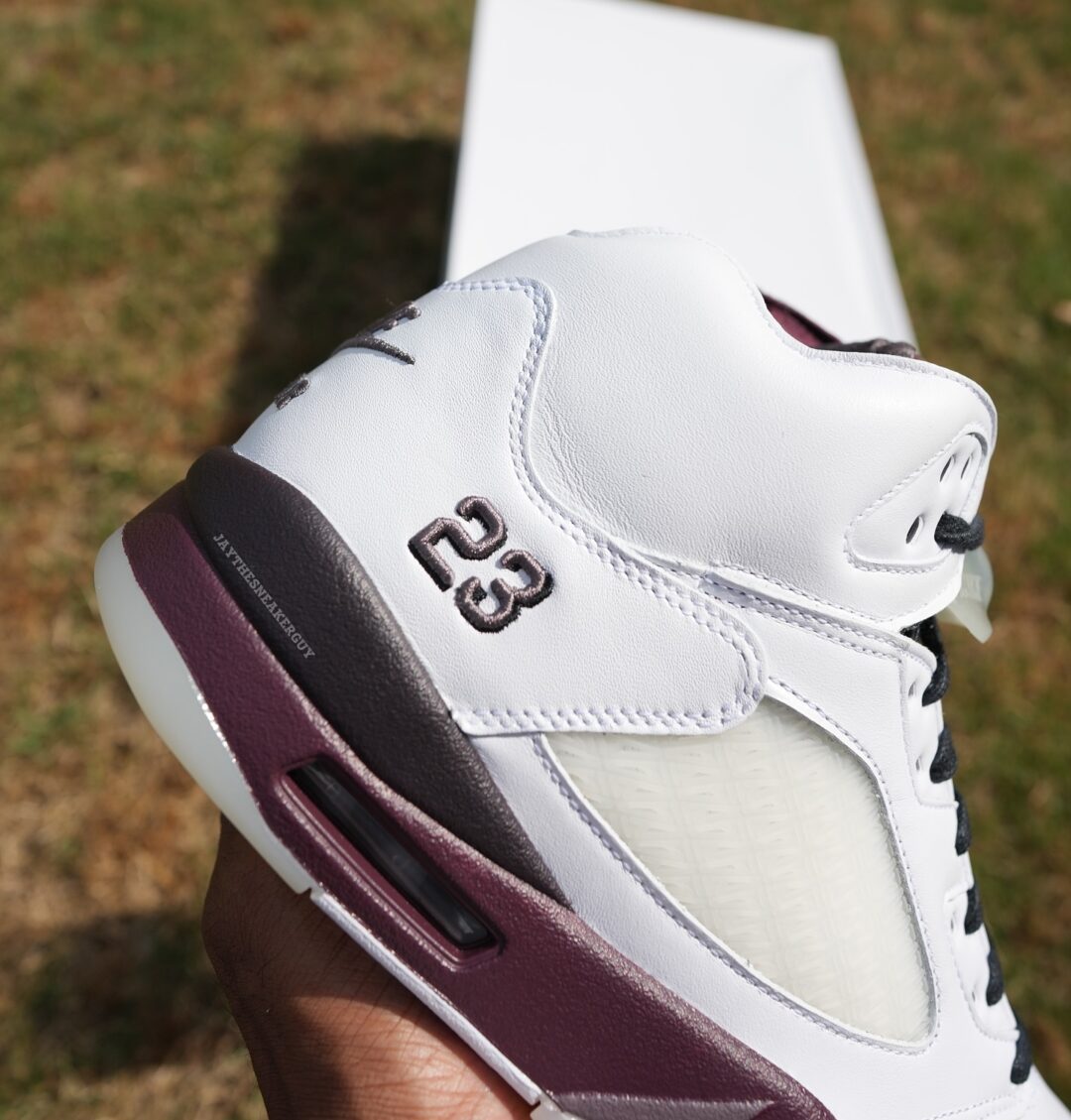 【2025年 6/7 発売予定】A Ma Maniére × NIKE AIR JORDAN 5 SP “White/Burgundy Crush” (ア マ マニエール ナイキ エア ジョーダン 5 SP) [IB1528-100]