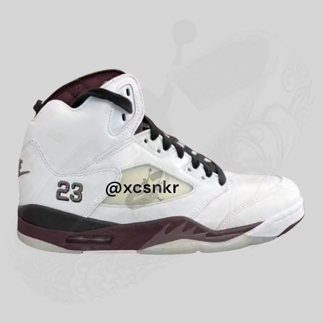 【2025年 5/14 発売予定】A Ma Maniére × NIKE AIR JORDAN 5 SP “White/Burgundy Crush” (ア マ マニエール ナイキ エア ジョーダン 5 SP) [IB1528-100]