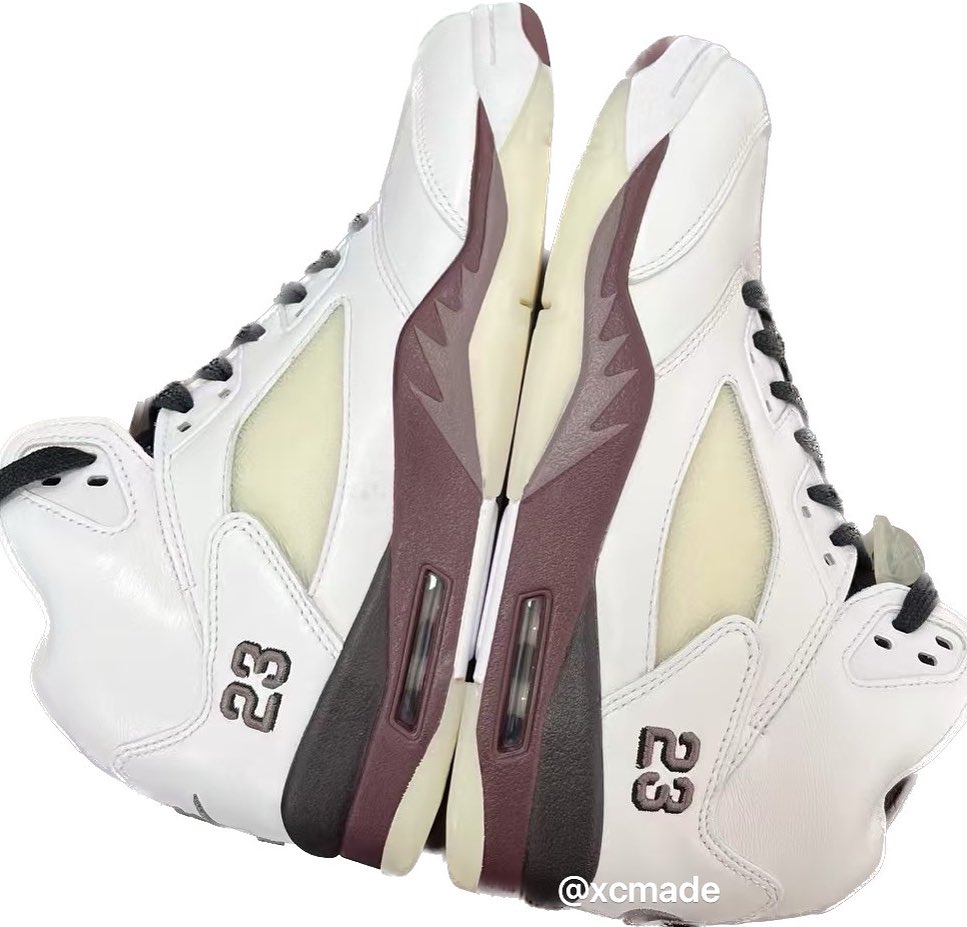 【2025年 5/14 発売予定】A Ma Maniére × NIKE AIR JORDAN 5 SP “White/Burgundy Crush” (ア マ マニエール ナイキ エア ジョーダン 5 SP) [IB1528-100]