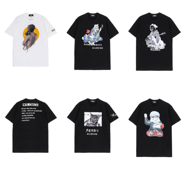 ◆WILDSIDE YOHJI YAMAMOTO◆グラフィック プリントTシャツ 白 WILDSIDE YOHJI YAMAMOTOオリジナルラインより新作グラフィックT
