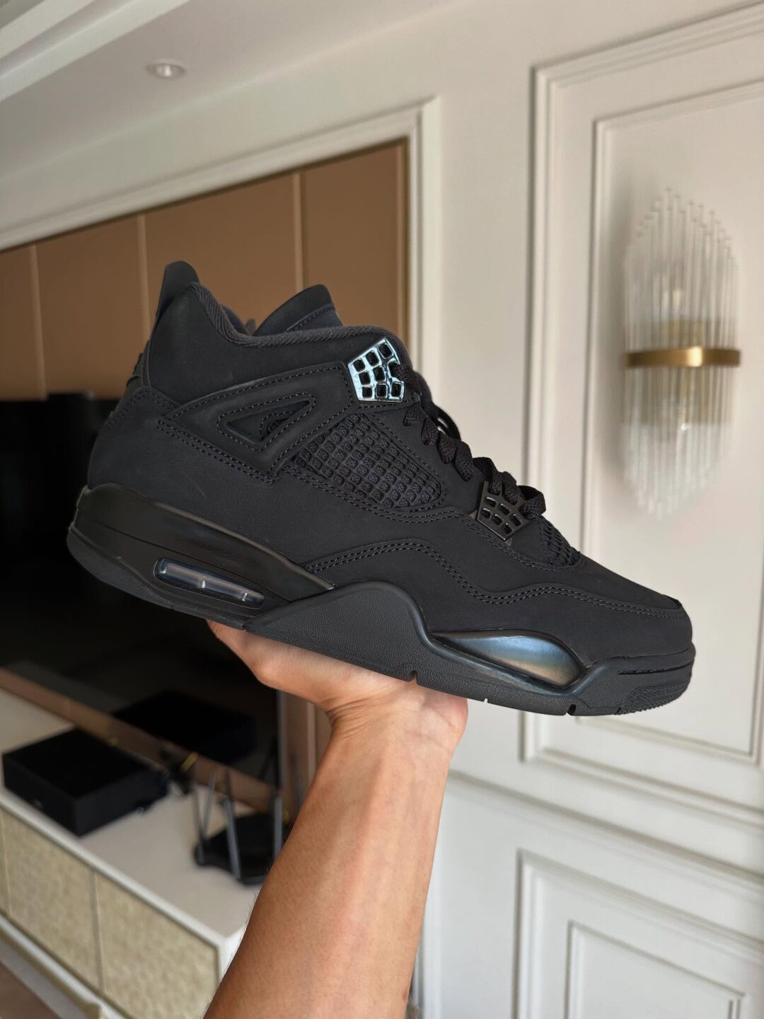 【2025年 11/28 復刻予定】NIKE AIR JORDAN 4 RETRO “Black Cat/Black/Light Graphite” (ナイキ エア ジョーダン 4 レトロ “ブラックキャット/ブラック/ライトグラファイト”) [FV5029-010]