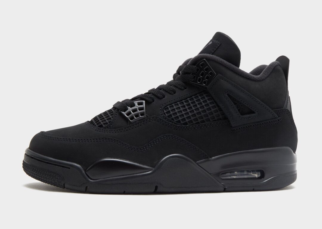 【2025年 11/28 復刻予定】NIKE AIR JORDAN 4 RETRO “Black Cat/Black/Light Graphite” (ナイキ エア ジョーダン 4 レトロ “ブラックキャット/ブラック/ライトグラファイト”) [FV5029-010]