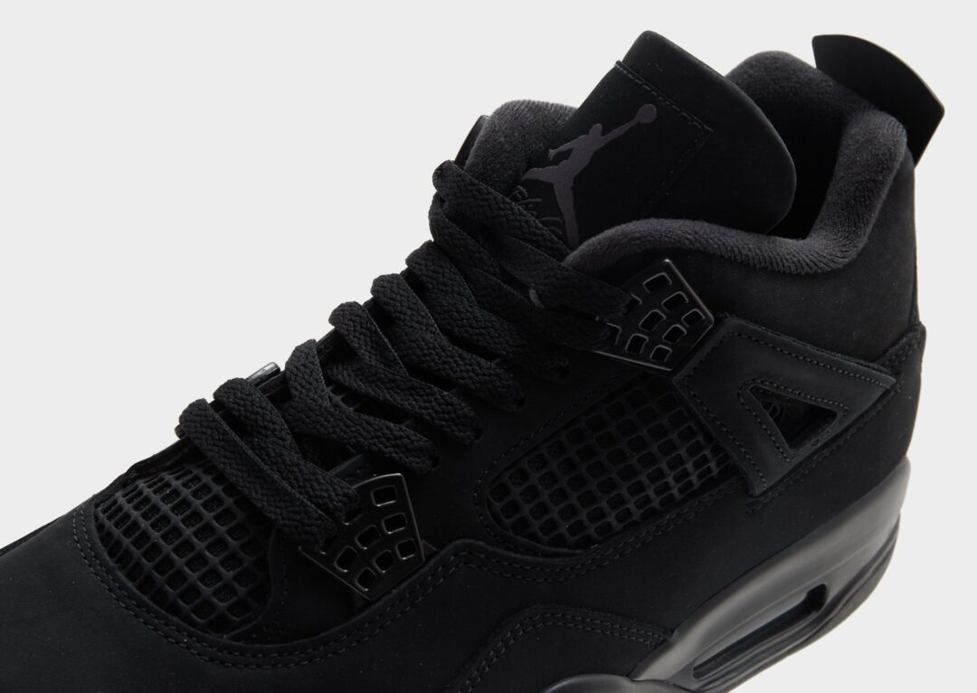 【2025年 11/28 復刻予定】NIKE AIR JORDAN 4 RETRO “Black Cat/Black/Light Graphite” (ナイキ エア ジョーダン 4 レトロ “ブラックキャット/ブラック/ライトグラファイト”) [FV5029-010]