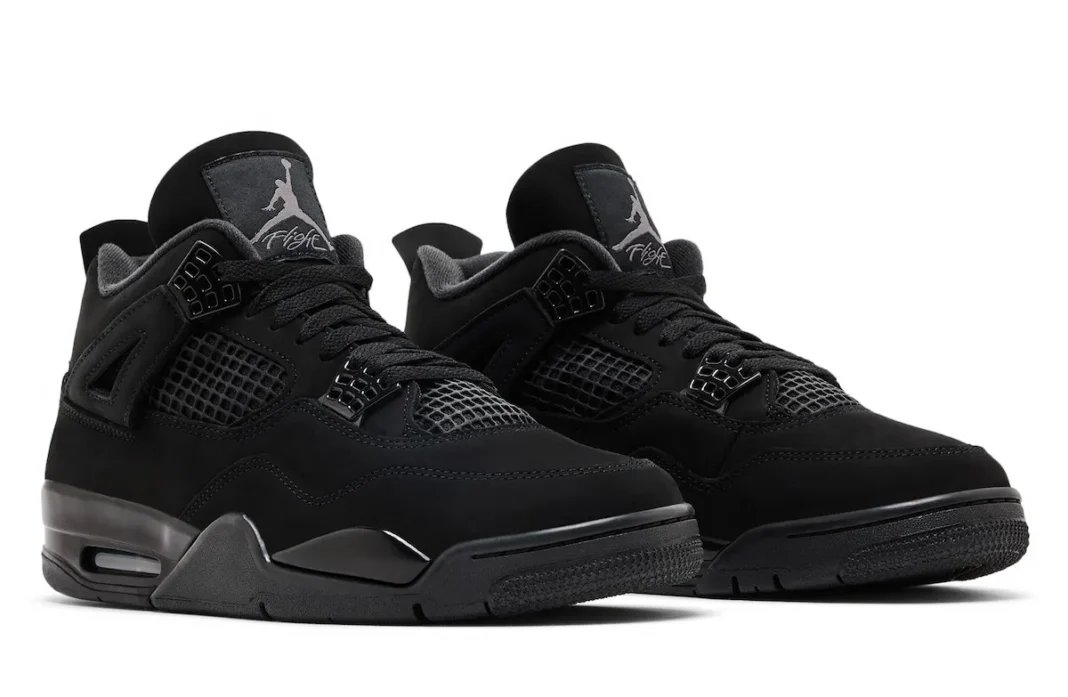 【2025年 11/28 復刻予定】NIKE AIR JORDAN 4 RETRO “Black Cat/Black/Light Graphite” (ナイキ エア ジョーダン 4 レトロ “ブラックキャット/ブラック/ライトグラファイト”) [FV5029-010]