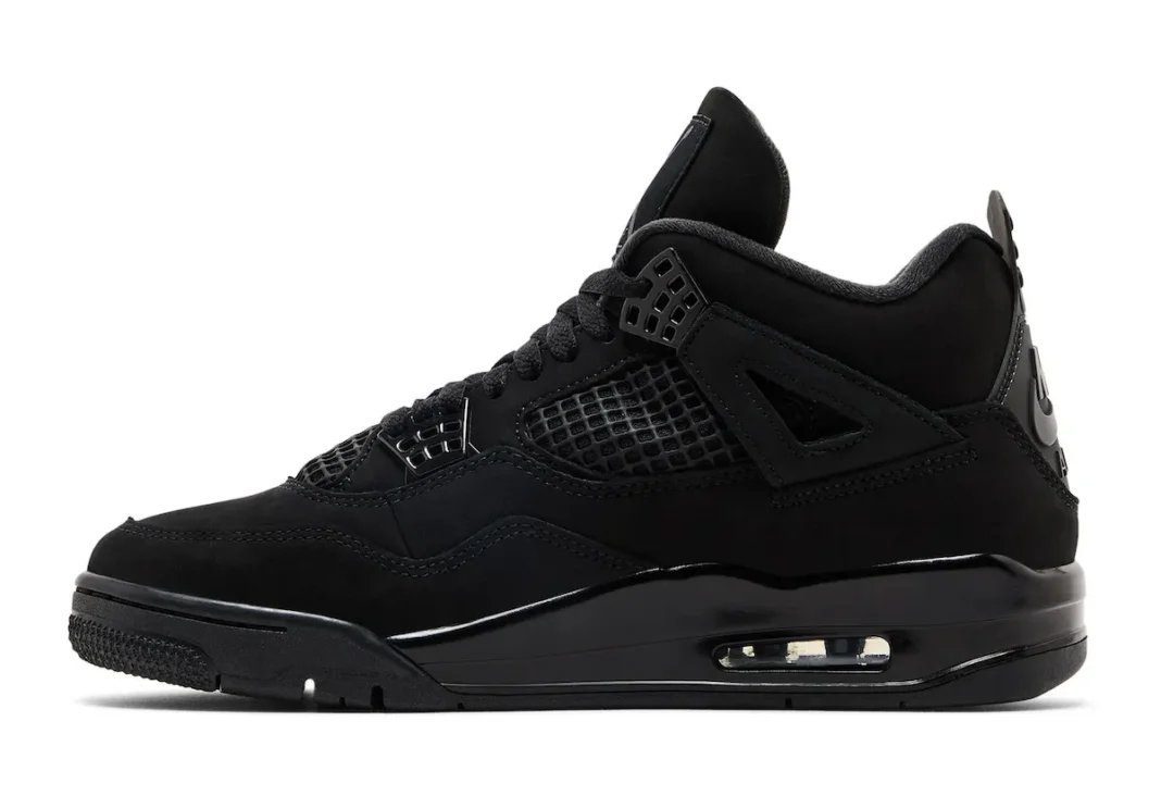 【2025年 11/28 復刻予定】NIKE AIR JORDAN 4 RETRO “Black Cat/Black/Light Graphite” (ナイキ エア ジョーダン 4 レトロ “ブラックキャット/ブラック/ライトグラファイト”) [FV5029-010]