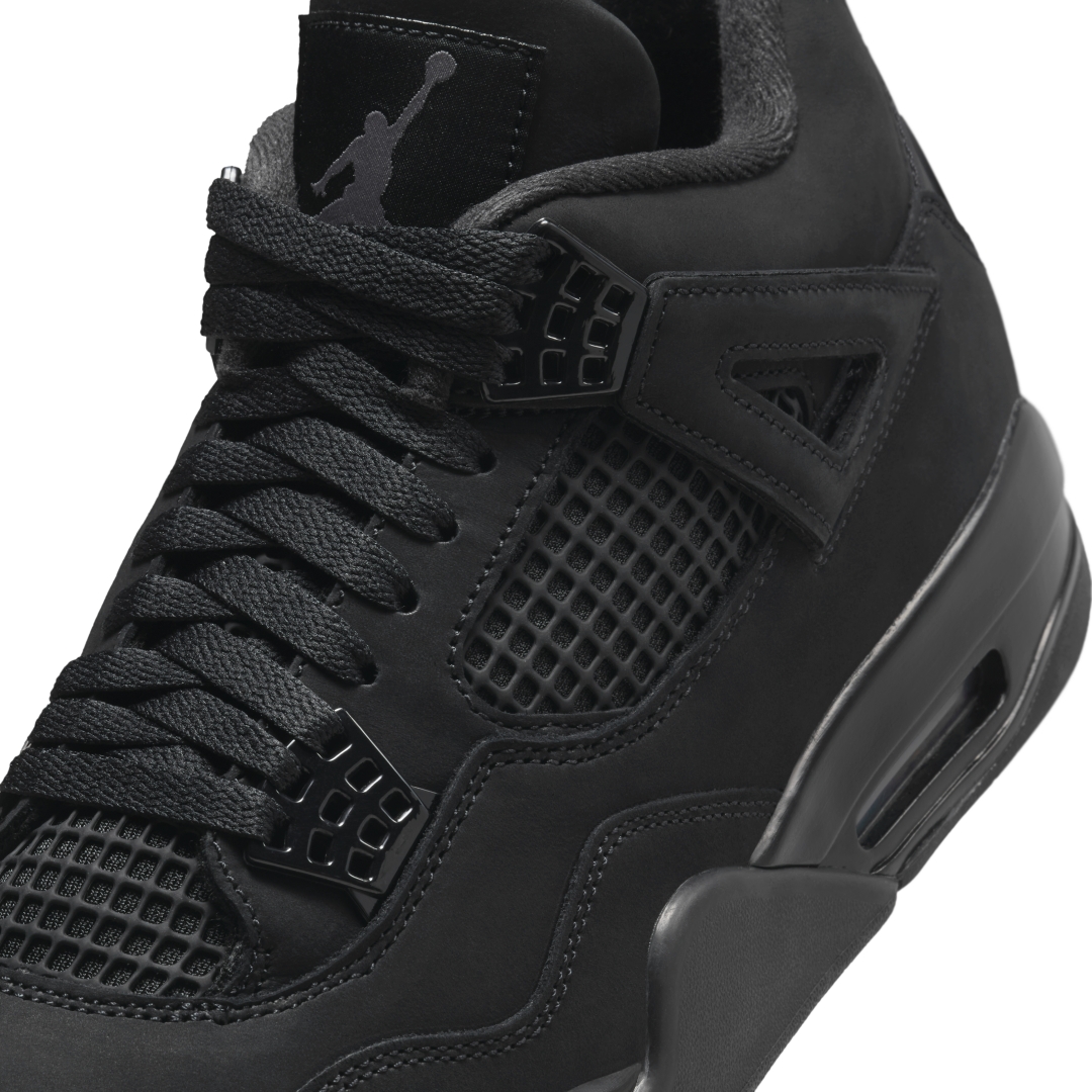 【2025年 11/28 復刻予定】NIKE AIR JORDAN 4 RETRO “Black Cat/Black/Light Graphite” (ナイキ エア ジョーダン 4 レトロ “ブラックキャット/ブラック/ライトグラファイト”) [FV5029-010]