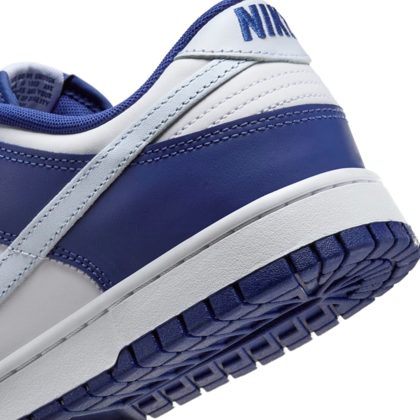 2024年 10/19 発売】NIKE DUNK LOW “Deep Royal Blue/Football Grey/White” (ナイキ ダンク  ロー “ディープロイヤルブルー/グレー/ホワイト”) [DV0833-401] | Fullress
