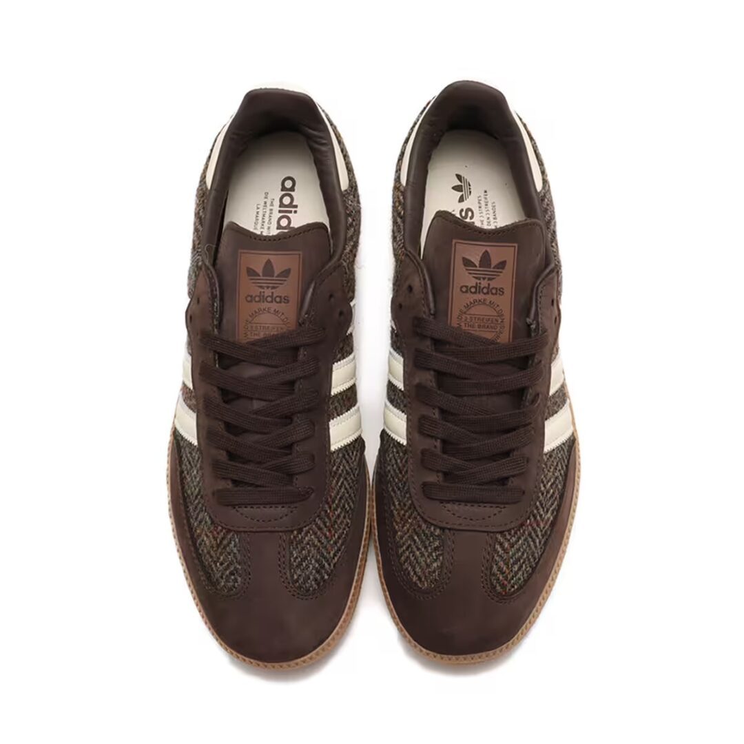 【2024年 発売】HARRIS TWEED adidas Originals SAMBA OG “Wonder Beige/Dark Brown” (ハリスツイード アディダス オリジナルス サンバ OG “ワンダーベージュ/ダークブラウン”) [ID1449/ID1450]