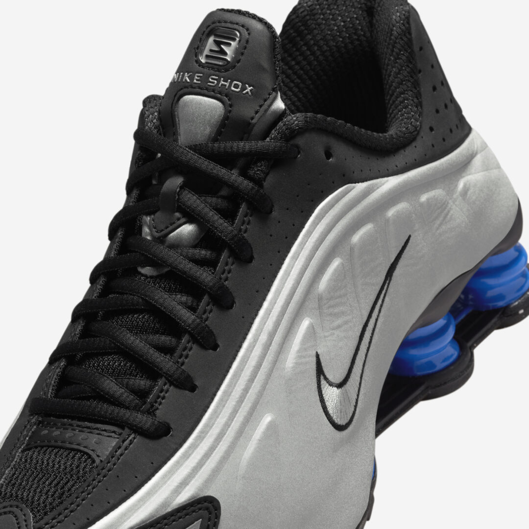 【国内 2024年 10/15 発売】NIKE SHOX R4 “Black/Metallic Silver/Racer Blue” (ナイキ ショックス “ブラック/シルバー/ブルー”) [AR3565-006]