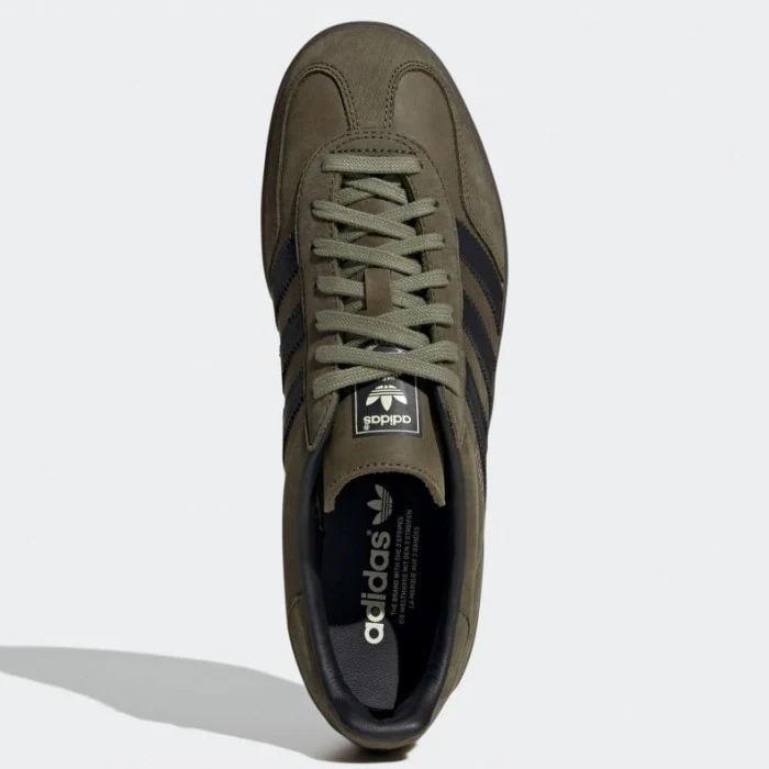 【2024年 10/4 発売】adidas Originals GAZELLE INDOOR “Focus Olive/Core Black/Gum” (アディダス オリジナルス ガゼル インドア “オリーブ/ブラック/ガム”) [IH4772]