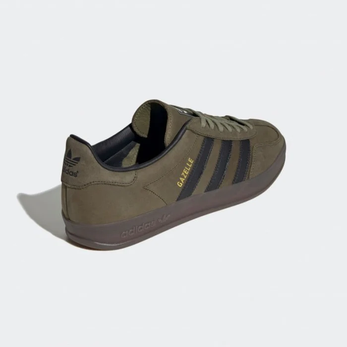 【2024年 10/4 発売】adidas Originals GAZELLE INDOOR “Focus Olive/Core Black/Gum” (アディダス オリジナルス ガゼル インドア “オリーブ/ブラック/ガム”) [IH4772]