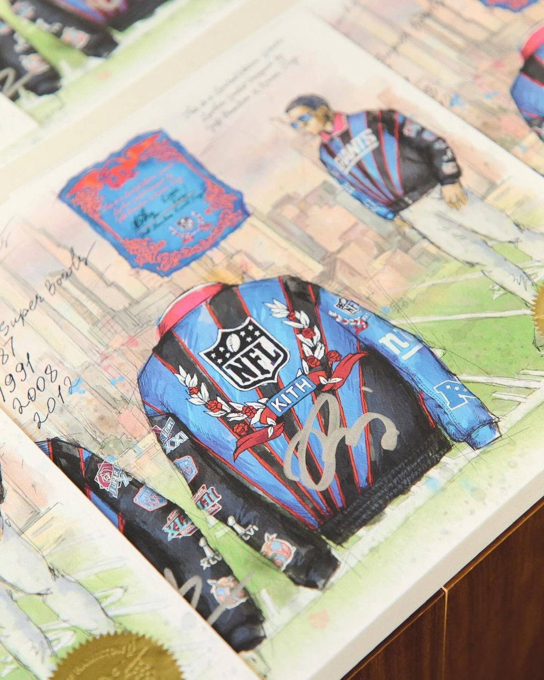 Kith for the NFL: Giants Collectionが2024年 9/23 発売 (キス エヌエフエル ジャイアンツ)