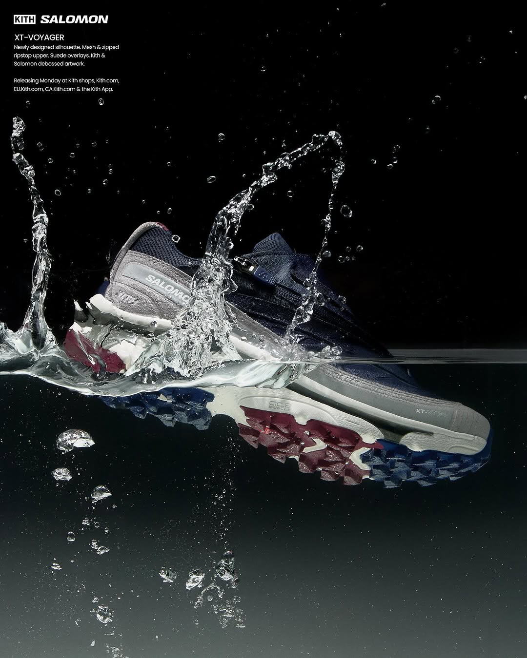 2024年 12/30 発売予定】KITH × Salomon XT-4K “Bright White