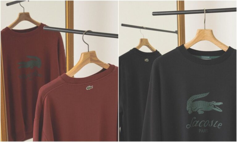 BEAMS【別注】LACOSTE / ロゴ スウェットが2024年 11月上旬 発売