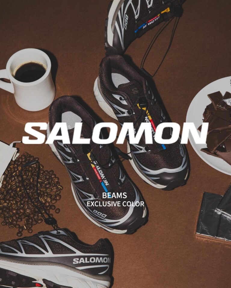 2024年 10/4 発売】BEAMS EXCLUSIVE x SALOMON XT-6 “Black Coffee