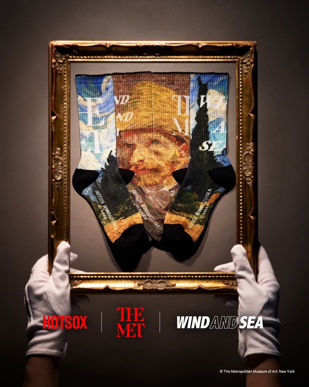 WIND AND SEA × THE MET × HOT SOX コラボが2024年 10/12 発売 (ウィンダンシー メトロポリタン美術館 ホットソックス)