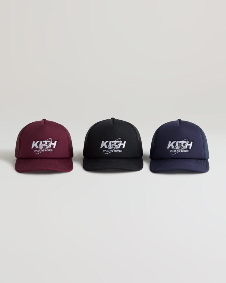 【KITH】New York to the World☆Nolanトラッカーキャップ Kith NY to the World Nolan Trucker Hat】MONDAY PROGRAM 2024