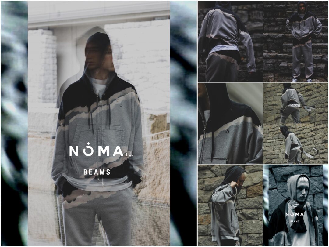 NOMA t.d. × BEAMS スウェット3型が2024年 10/26 発売 (ノーマティーディー ビームス)