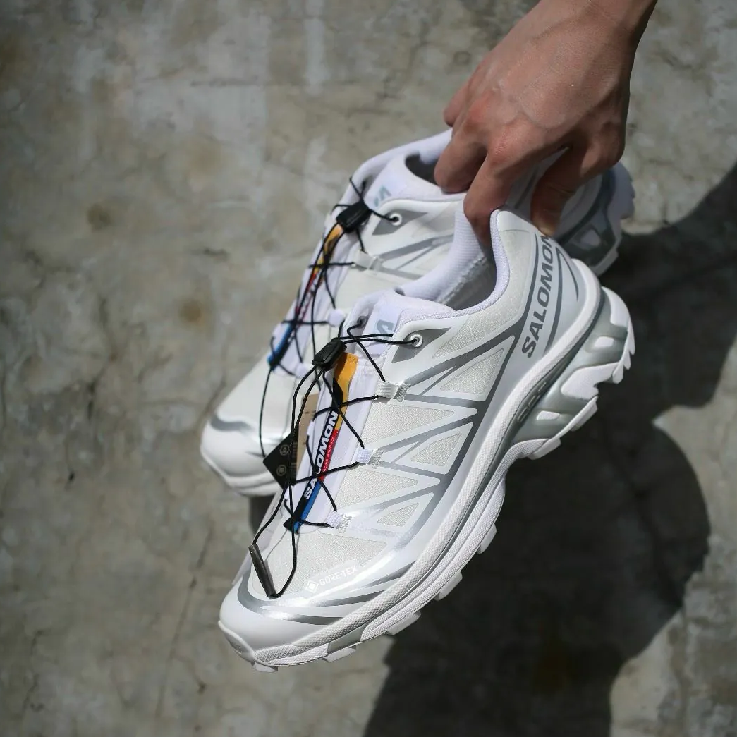 【国内 2024年 10/18 発売】SALOMON XT-6 GORE-TEX “White/Silver” (サロモン) [L47581100]