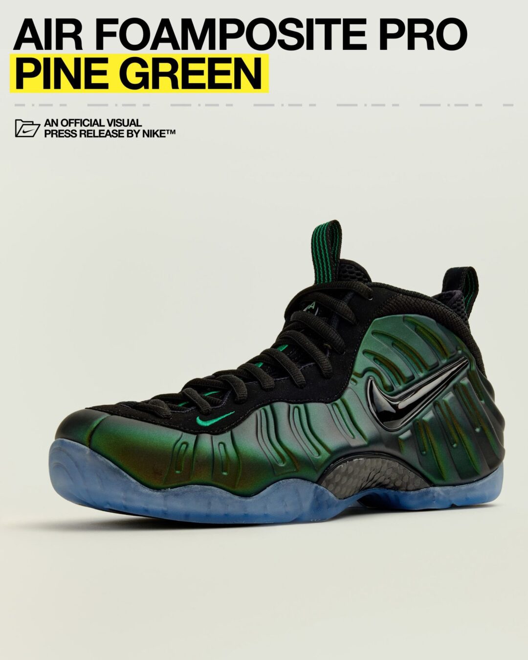 【2025年末 発売予定】NIKE AIR FOAMPOSITE PRO “Pine Green” (ナイキ エア フォームポジット プロ “パイングリーン”) [HF0794-300]