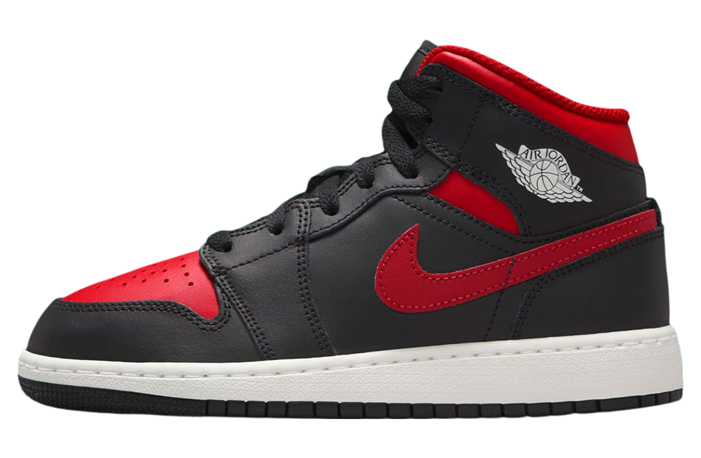 【2025年 1/17 発売】NIKE AIR JORDAN 1 MID “Bred/Black/Red” (ナイキ エア ジョーダン 1 ミッド “ブレッド/ブラック/レッド”) [DQ8426-067]