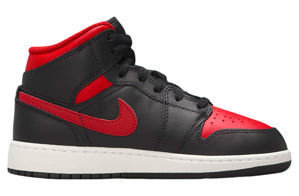 【2025年 1/17 発売】NIKE AIR JORDAN 1 MID “Bred/Black/Red” (ナイキ エア ジョーダン 1 ミッド “ブレッド/ブラック/レッド”) [DQ8426-067]