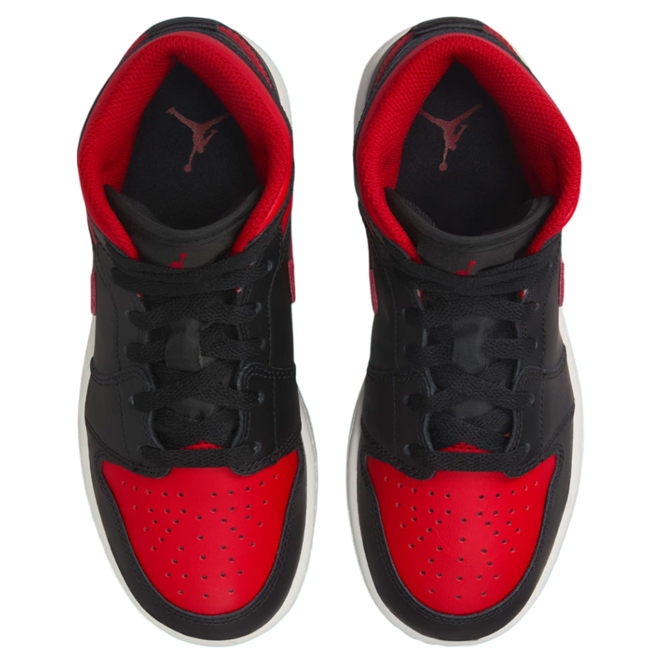 【2025年 1/17 発売】NIKE AIR JORDAN 1 MID “Bred/Black/Red” (ナイキ エア ジョーダン 1 ミッド “ブレッド/ブラック/レッド”) [DQ8426-067]