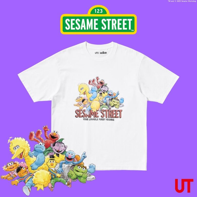 セサミストリート × ユニクロ UTで2025年 1月中旬 発売 (SESAME