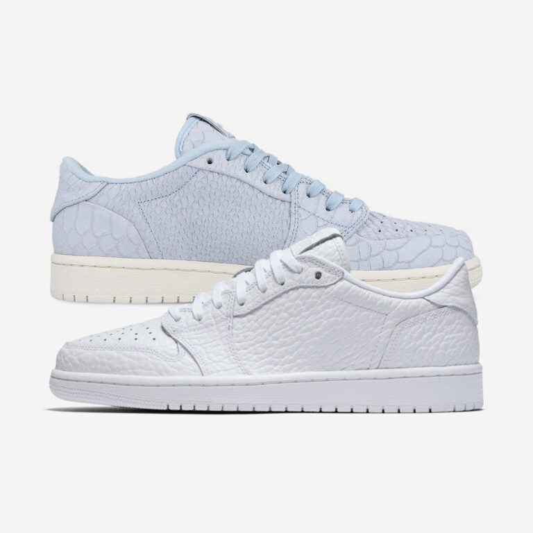 ★関税/送料込★ NIKE (W) Jordan 1 Low White Ice Blue Nike Women's Air Jordan 1 Low Shoes 'White/Ice Blue' (DC0774