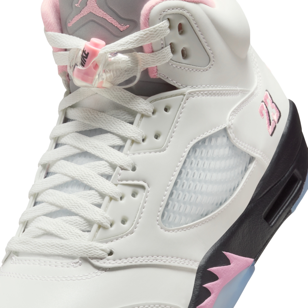【2025年 10/11 発売】NIKE AIR JORDAN 5 RETRO “White/Medium Soft Pink” (ナイキ エア ジョーダン 5 “ホワイト/ミディアムソフトピンク”) [HQ7978-102]