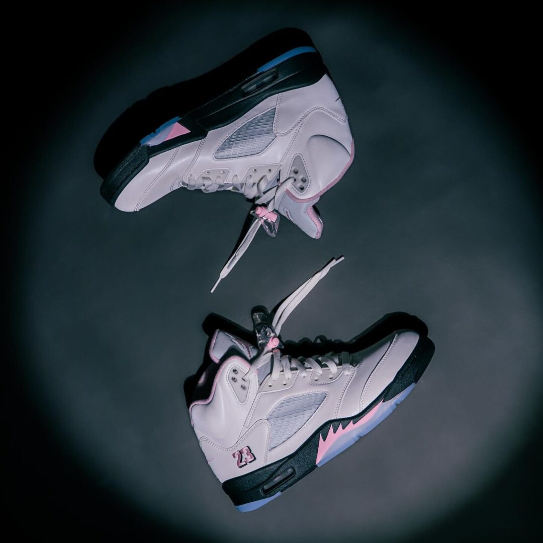 【2025年 10/11 発売】NIKE AIR JORDAN 5 RETRO “White/Medium Soft Pink” (ナイキ エア ジョーダン 5 “ホワイト/ミディアムソフトピンク”) [HQ7978-102]